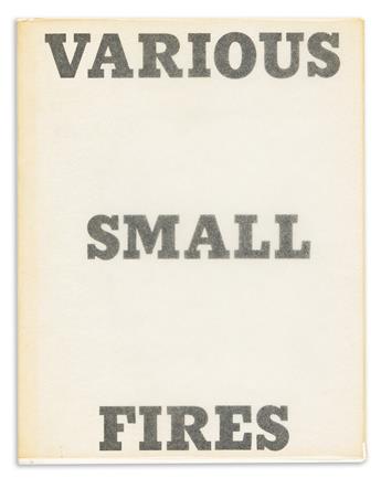 EDWARD RUSCHA. Various Small Fires and Milk.